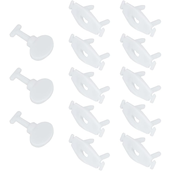 3.5x1.5cm 10+3 Kappaletta Sähköiset Italialaiset ja Eurooppalaiset Pistorasian Suojukset Pistorasian Suoja Lapsiturvalliset Pistorasian Suojukset Lapsille (Whi