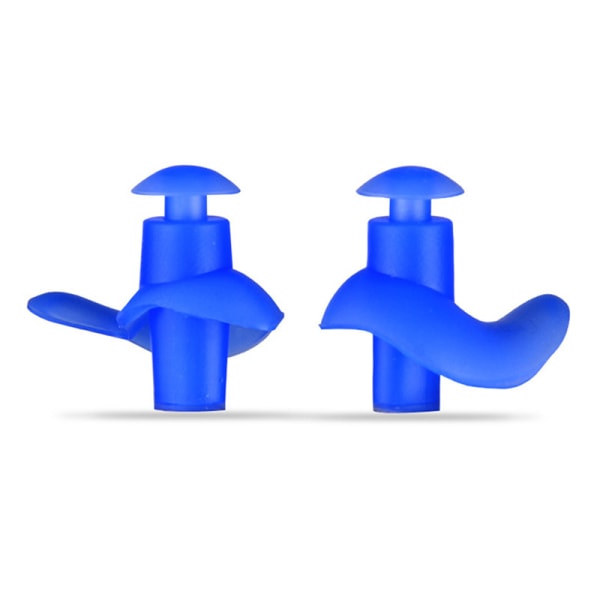 2 par svømmeørepropper vanntett gjenbrukbar silikon til dusj