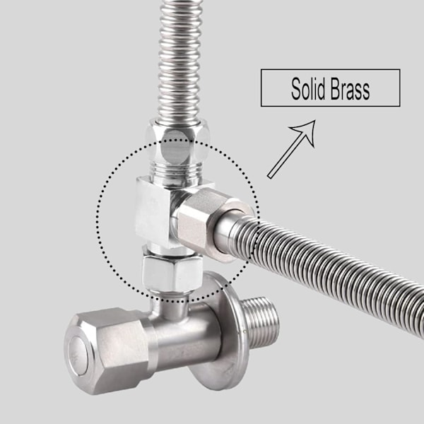1 st 3-vägs duschomkopplare 2 cm Duschhuvud T-formad Duscharm Duschadapter Ventil Ersättning Duschomkopplare Adapter för Badrum Kök