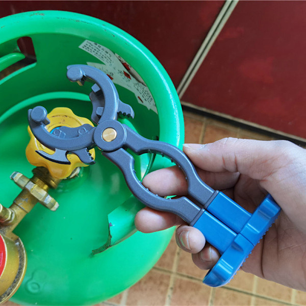 Multifunktionell gasflasknyckel för flasköppnare, handverktyg för att dra åt gasflaskor, 3 i 1 gasflasknyckel