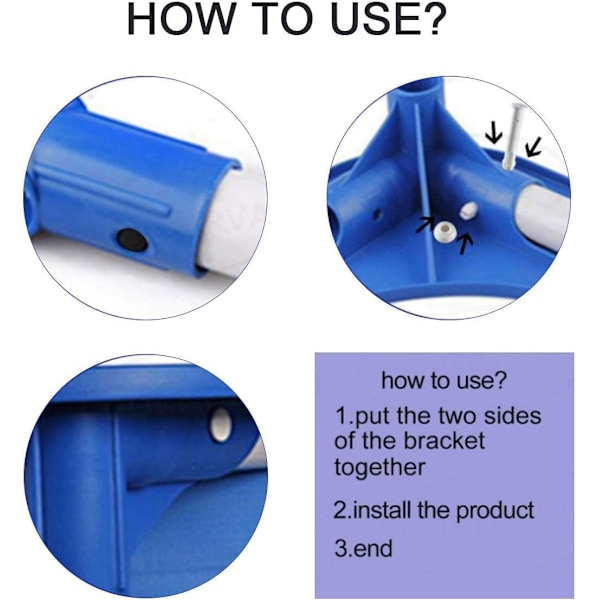 10 stk. Plastik Pins til Intex Runde Metalramme Pools - Reservedele til Poolforbindelser, Udskiftning
