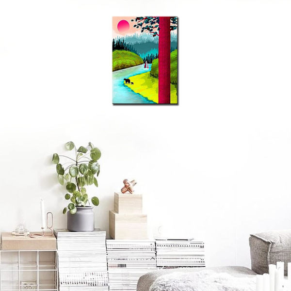 MH-(30x40cm) Farverige Diamantmaleri Kits til Voksne DIY 5D Fu