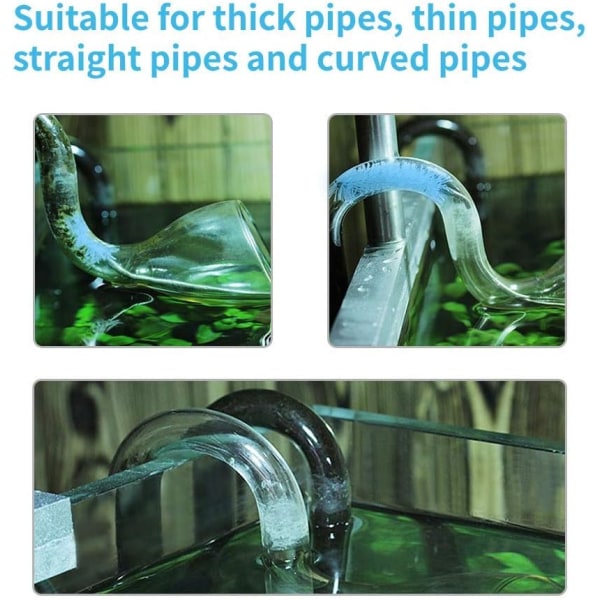 Rengjøringsrørbørste for fleksibelt vannrør dobbelthoderør