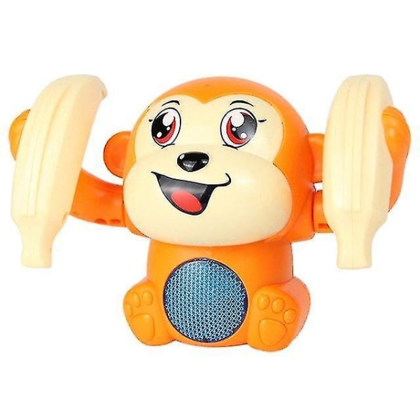 Babylegetøj Elektrisk Tumbling Monkey Light Musik Puslespil Lyd T