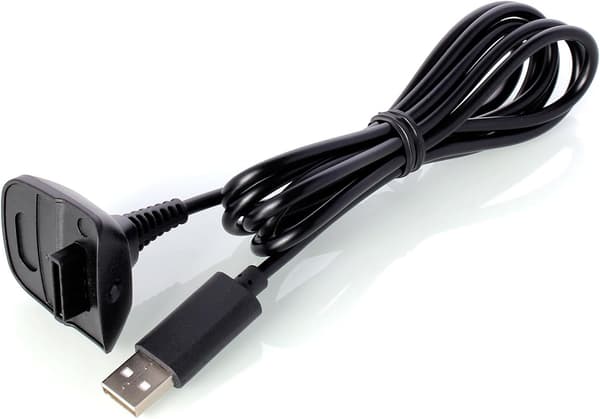 Xbox 360 trådløs kontrollerkabel USB-kabel Lengde 150 cm - Bl
