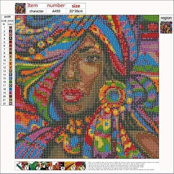 5D Timanttimaalaussetti DIY Strass Timantti Puzzle Naisaihe