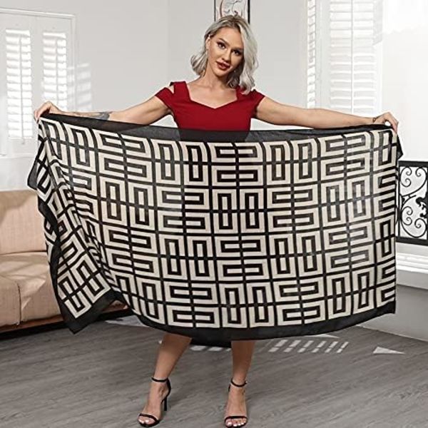 Dam Scarves Lady Lätt Mjuk Mode Solid Scarf Wrap Shawl för Alla Säsonger