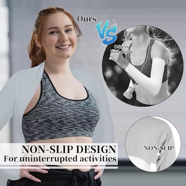 Kvinders Langærmet Shrug Cover Shrug Hijab - One Size