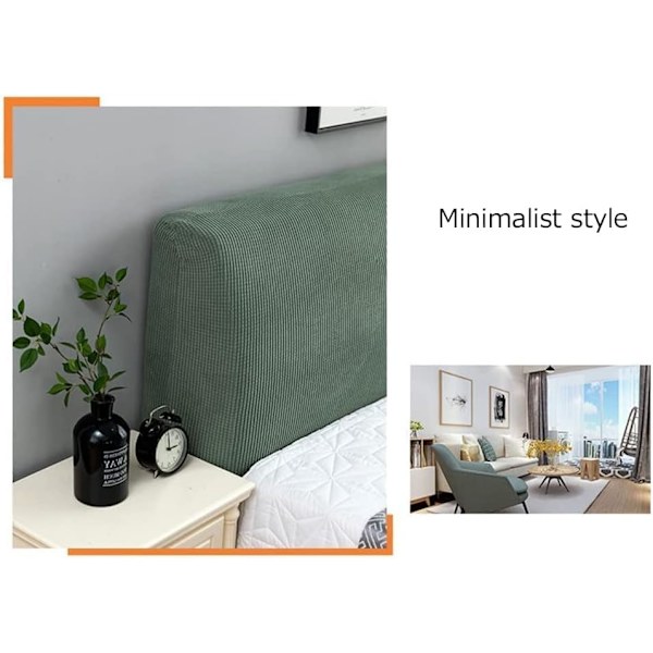 Huvudgavelskydd Huvudgavelöverdrag Solid Design Huvudgavelöverdrag Avtagbart Tvätbart Huvudgavel Enfärgad Sovrum (Grön,