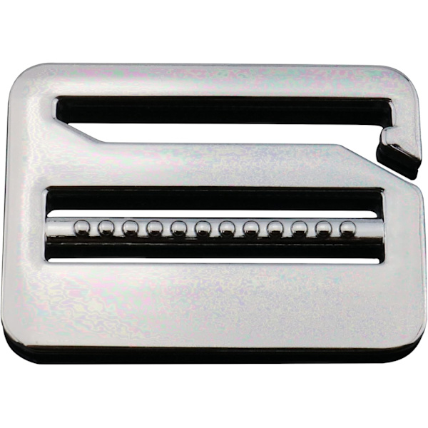 3,8×4,7×0,2cm Stege Lås Spänne 2st Pistolfärg Stark Metall Tri-Glide Spännlås Glidspännen Vävband Släppspänne