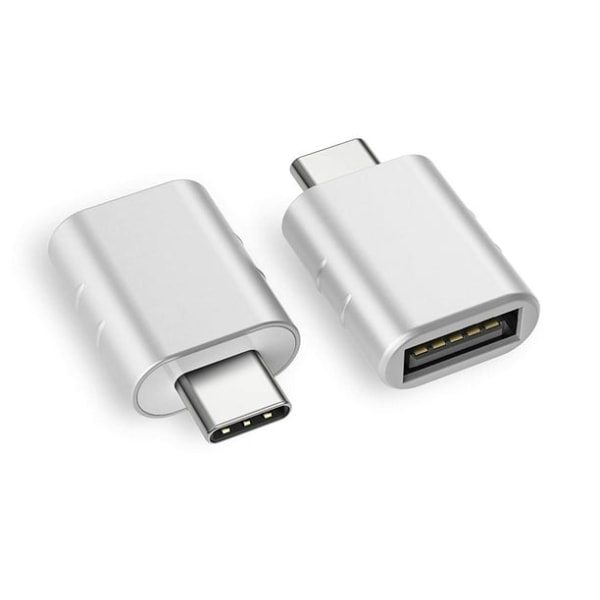 [2 stk] Usb C Adapter Til Usb 3.0 Otg USB Type C Adapter, Thun