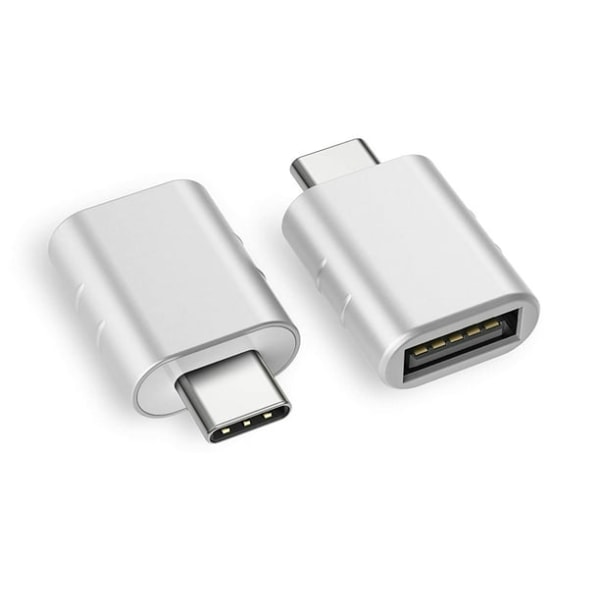 [2 stykker] Usb C Adapter Til Usb 3.0 Otg Usb Type C Adapter, Thun