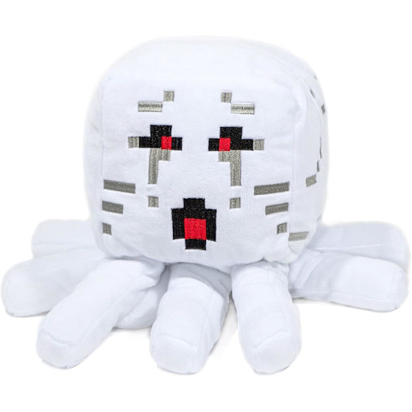 Minecraft Ghast Plysch Stoppade Kudde Kompis - Super Mjuk Polyester Mikrofiber