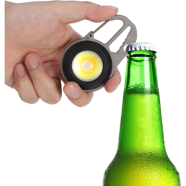 Mini LED -taskulamppu, avaimenperän kannettava työvalo 800 lumenia LED