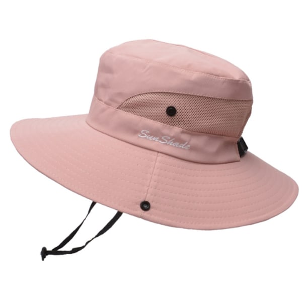 Ponytail Bucket Hat, Outdoor Sun Hat, UV Protection Foldable Mesh