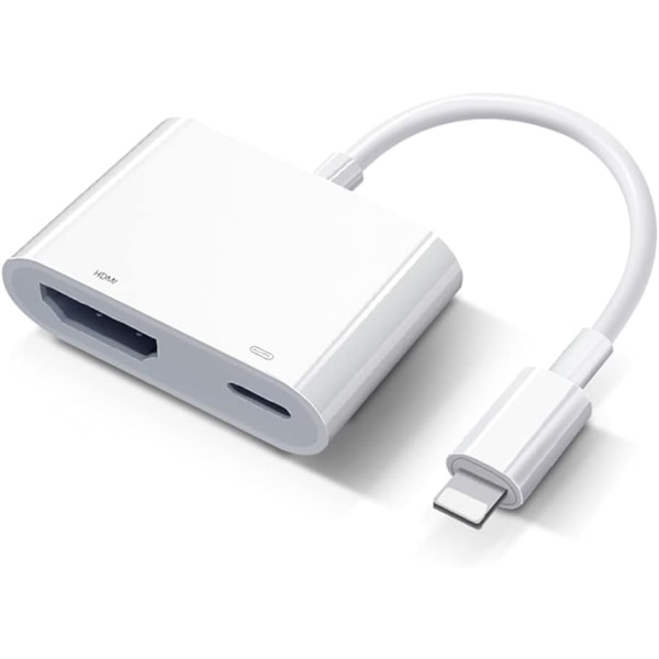 iPhone iPad HDMI Adapter TV Lightning till HDMI-kabel Plug and Play