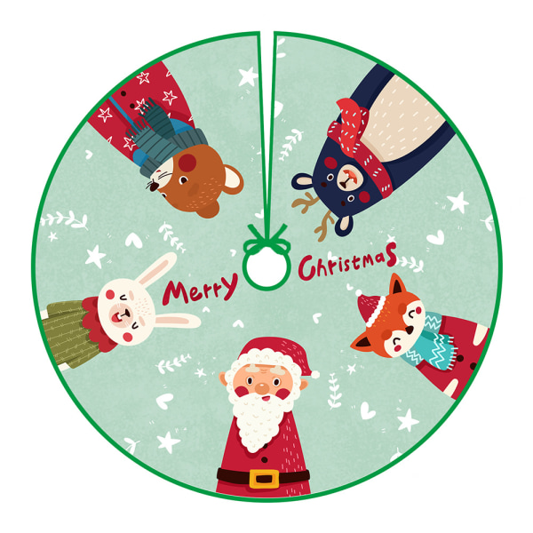 90cm Christmas Tree Skirt for Christmas Tree Holiday Party Decora