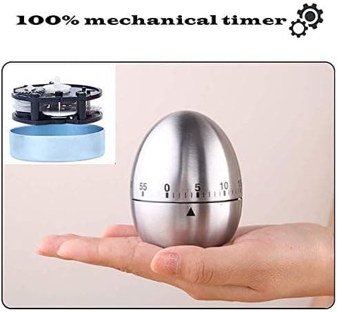 6x8cm Egg Timer Opptrekkbar Timer Kjøkken Timer Matlagingstimer Påminnelsestimer Mekanisk Påminnelse Søt Timer Mekanisk Rotat