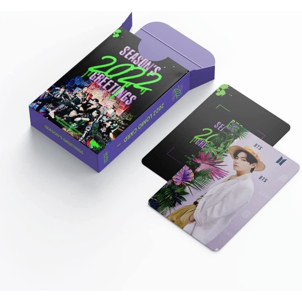 55 st Bangtan Boys fotokort Bts Lomo Cards Bangtan Boys 2022 säsongens hälsningsalbum Lomo Cards B