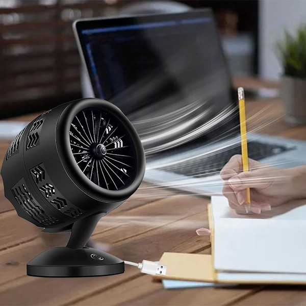 Kädessä pidettävä minituuletin, 3 IN 1 käsituuletin USB ladattava pieni taskutuuletin kaksoiskiertotuuletin koti toimisto suuri tuuli hiljainen pystysuora ilmastointituuletin