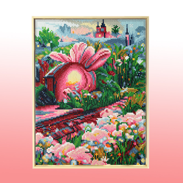 30x40 cm 5D DIY Full Diamond Painting, Full Hand Flower