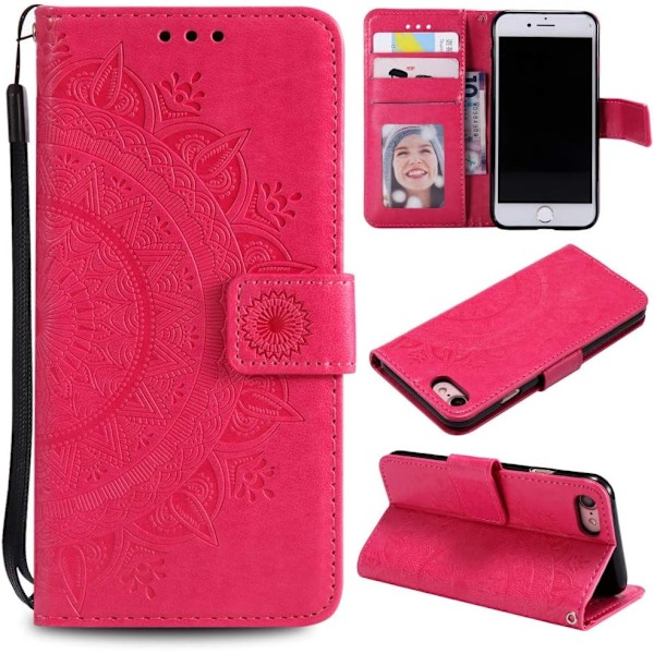 1 Mobiltelefon Etui til Apple iPhone 7/8/SE [2020/2022] - Etui Cover med Kortlomme iPhone SE