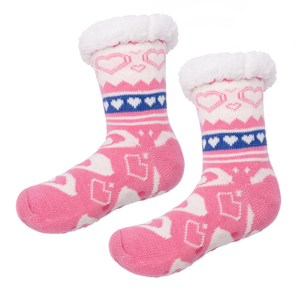Fleece Vinterstrumpor (Rosa Kärlek, Röd Kärlek)