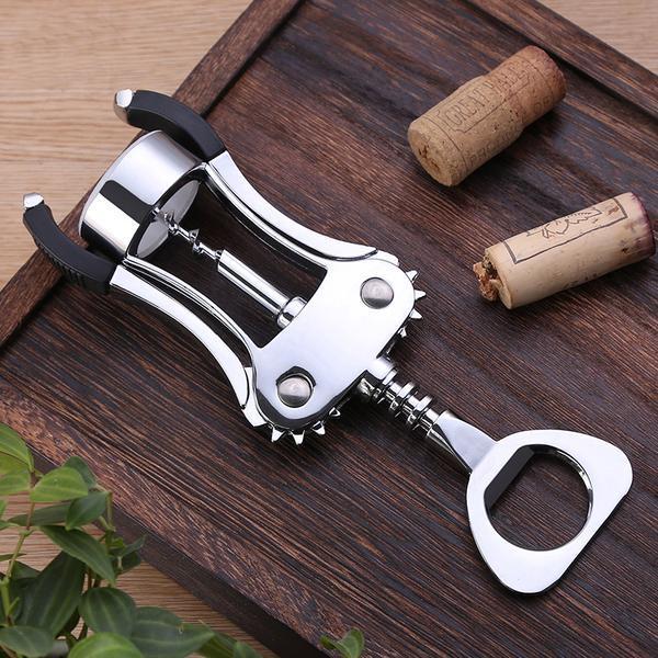 Bottle Opener/Corkscrew/Winged Bottle Opener Uncork Beer/Red