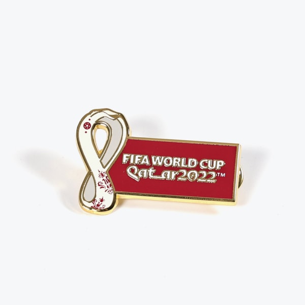 2022 FIFA World Cup 3D Emblem Broche, Qatar World Cup Mascot Badg