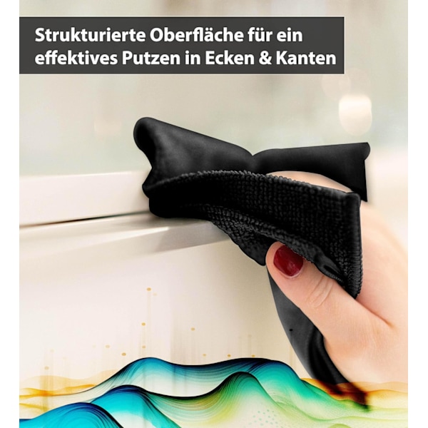 12-pack Mikrofiberdukar för Torr och Våt Användning - Mikrofiberduk Kök (12)
