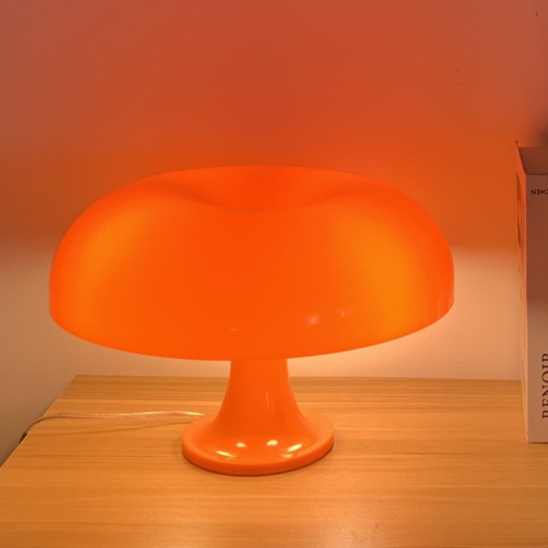 sjampinjong bordlampe Polykarbonat bordlampe, 4 gratis LED lig