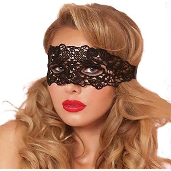 Mask för Kvinnor Spetsmasker Venetianska Maskeradfest Kostymfest Halloween Karneval Passar för Vuxna