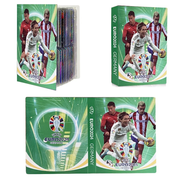 (B) Fodboldstjerne Kortalbum - 240 stk. Stjernekort Boks Kollektion Al