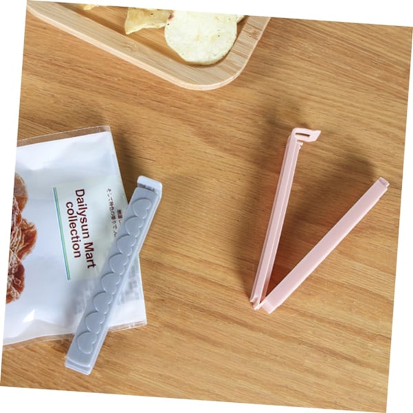 25 stk. Madforseglingsspænder Papirklips Madforseglingsspænder Forseglingsspænder Snackspænder Simple Ekstrakter Pink