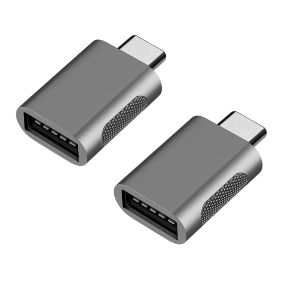 2 kpl USB 3.1 - USB C -sovitinta, nopea tiedonsiirto, USB C -uros naaras, Thunderbolt 3 Type C t