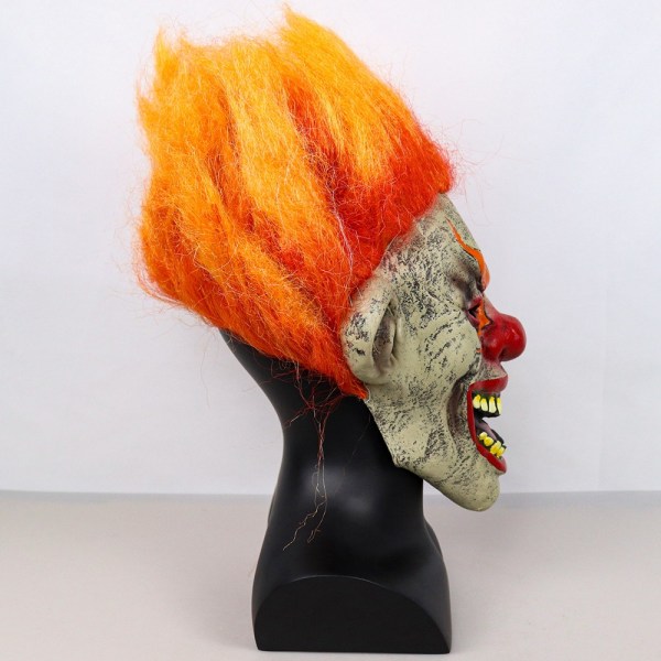 Halloween Skrämmande Evil Clown Mask Skräckansiktskostym, Show pr