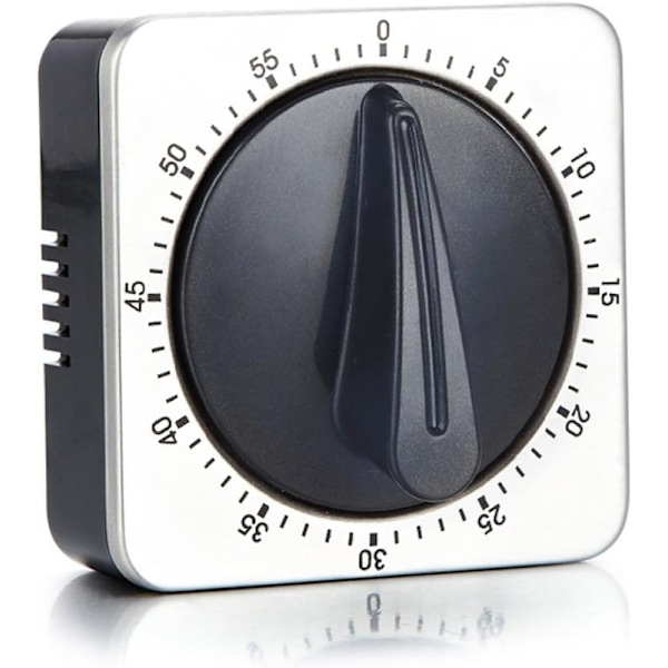 Køkken Timer 60 Minutters Timing med 80dB Alarm Lyd Magnetisk Nedtællingstimer Hjemmemadlavning Bagning Vask Dampning Manuel