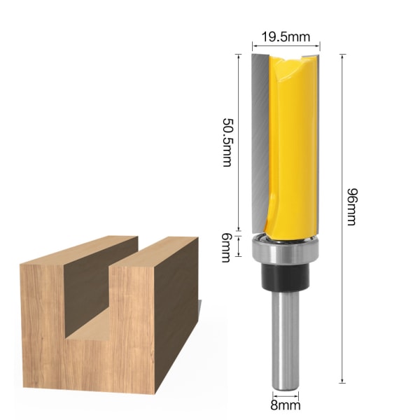 (50,5 mm) gul, Kopi fræsemaskine, Træbearbejdning fræsemaskine