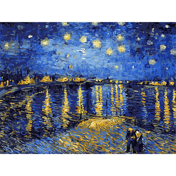 (30x40 cm) 5D- diamond painting Van Gogh 6
