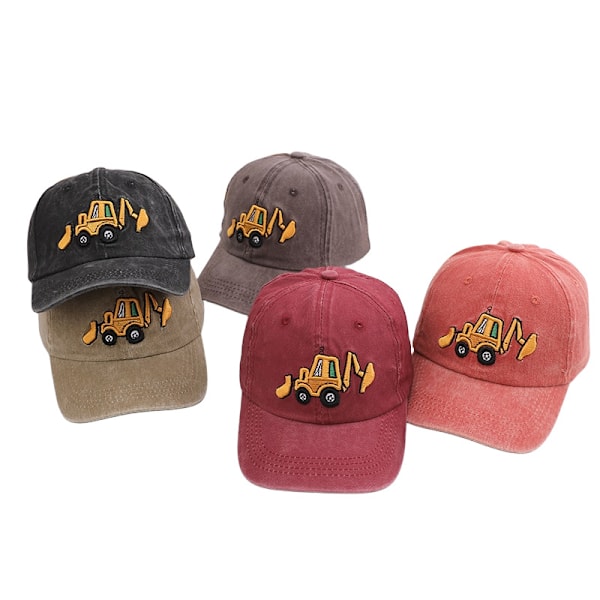 Barn Baby Flickor Pojkar Toppluva Cartoon Bil Basebollhatt Solskydd Hatt Spädbarn Simhatt