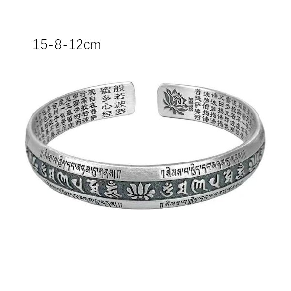 1 Silver Armband, Silverpläterat Armband för Kvinnor Nyhet Zen Bu