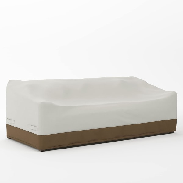 Beige+vaaleanruskea 210D cover 3-istuttavalle sohvalle