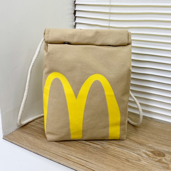 30*20cm - Lerrets Skulder Bag med Flere Rom - Unisex -