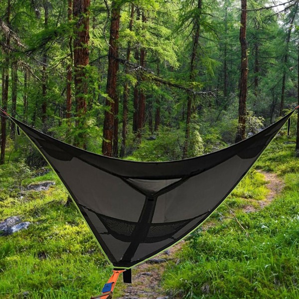 Aerial Camping Hængekøje 3 Point Design Multi-Person Portable