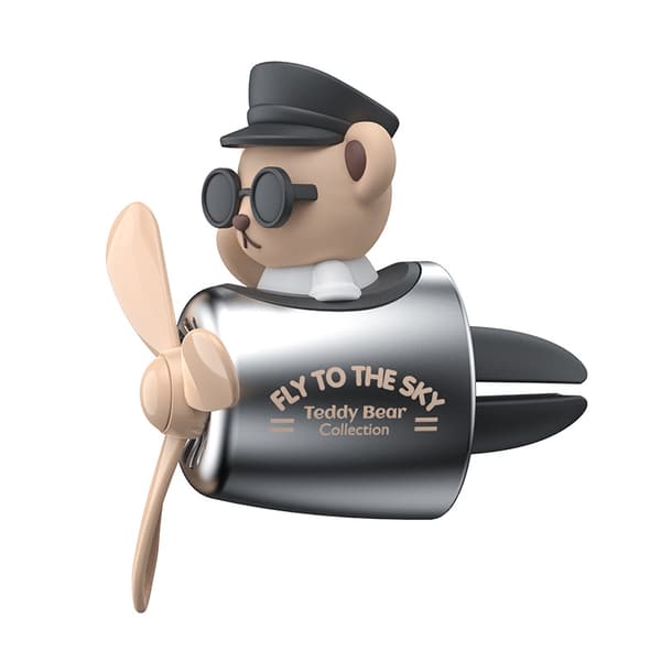Bilparfyme Diffuser 1 stk Pilot Bear Cartoon Bear
