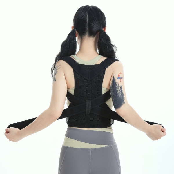 (L)Posture Corrector för män och kvinnor, ryggstöd och ryggpos