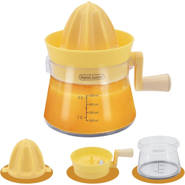 Manuel Citruspresser, Citron- og Appelsinpresser, Citruspresser, Manuel Citruspresser med Målekop