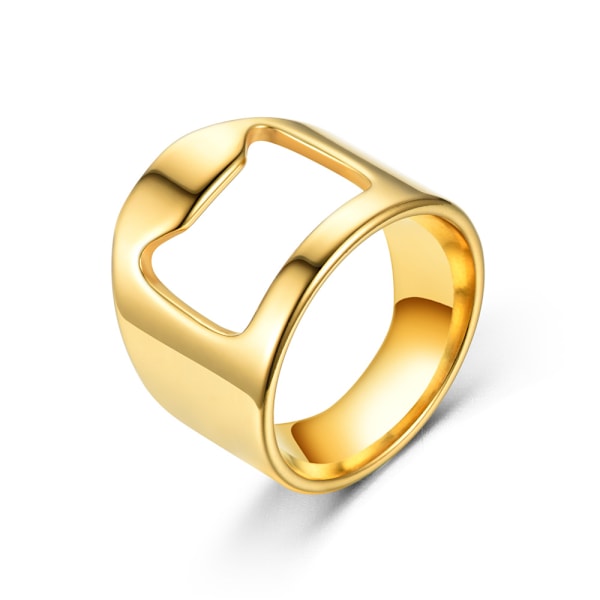 Fashion Flaskeåbner Ring Corkscrew Rustfrit Stål Finger