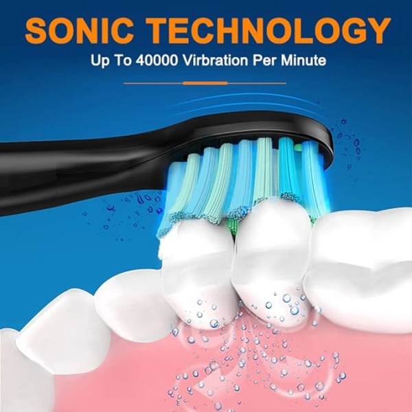 Erstatningsbørster til Fairywill/Seago, 5 stk elektrisk tandbørste