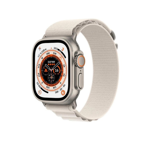 Kompatibel med Apple Watch-bånd (hvid)